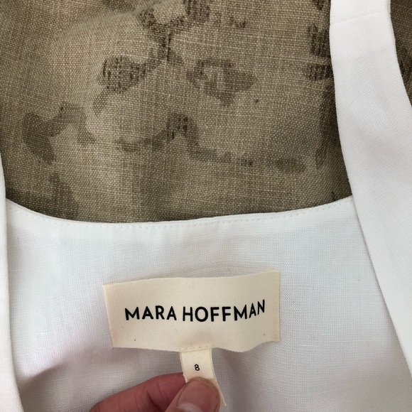 BNWT MARA HOFFMAN Aisha Top in Ivory size 8 - Picture 5 of 6